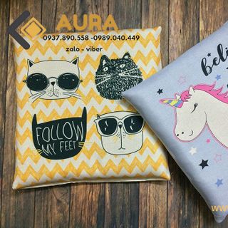 VỎ GỐI TỰA LƯNG AURA MẪU 12 45X45CM