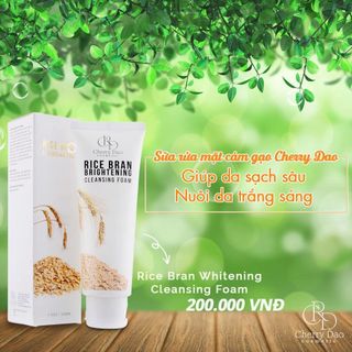Sữa rửa mặt cám gạo CRD KHÔNG KÍCH ỨNG NẾU KÍCH ỨNG HOÀN TIỀN NGAY