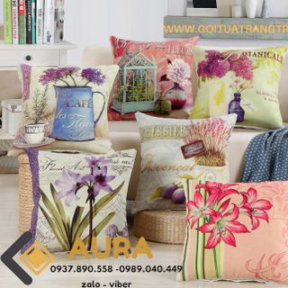 VỎ GỐI TỰA LƯNG AURA MẪU 7 45X45CM