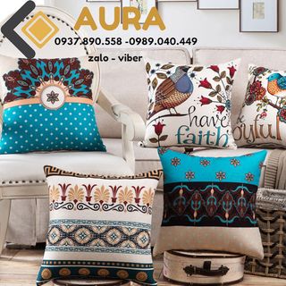 VỎ GỐI TỰA LƯNG AURA MẪU 7 45X45CM