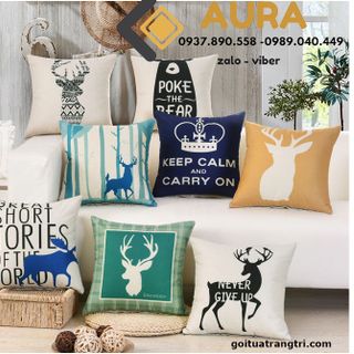 Ỏ GỐI TỰA LƯNG AURA MẪU 9 45X45CM