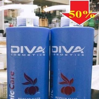 Cặp dầu gội xả Diva phục hồi và giữ màu cho tóc nhuộm