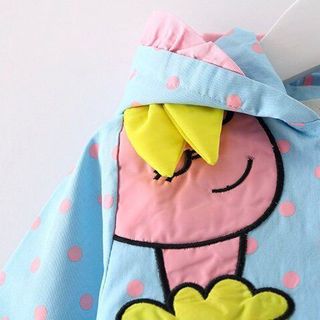 Áo khoác kaki hươu cao cổ cho bé gái