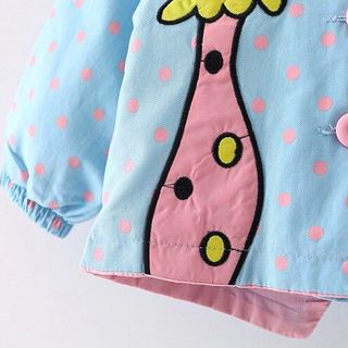 Áo khoác kaki hươu cao cổ cho bé gái