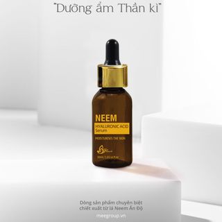Serum HA NEEM - giúp da hấp thụ độ ẩm cao nhất làn da trở nên căng mịn mềm mượt giảm sự xuất hiện của các nếp nhăn