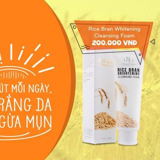 Sữa rửa mặt cám gạo CRD KHÔNG KÍCH ỨNG NẾU KÍCH ỨNG HOÀN TIỀN NGAY