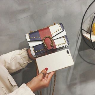 Túi xách đầu rồng phối màu