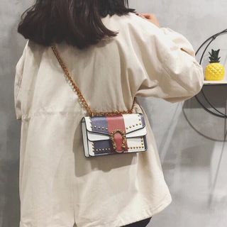 Túi xách đầu rồng phối màu