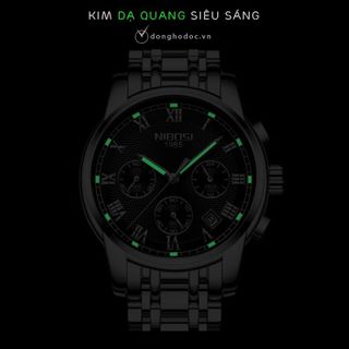 Đồng hồ Nam NIBOSI 2302 Samuel Kính Tráng SAPPHIRE - Chống nước cực tốt – Chạy Full Kim