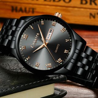 Doanh Nhân Đồng Hồ Nam CRNAIRA 8066 Cooper Có lịch ngày thứ