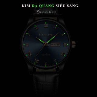 Doanh Nhân Đồng Hồ Nam CRNAIRA 8066 Cooper Có lịch ngày thứ