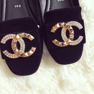 giày búp bê đính đá c