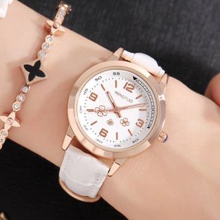 Đồng hồ Nữ MINGTUO Hàn Quốc T030X SEA - Mặt hoa độc đáo