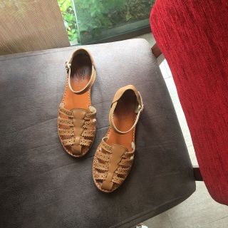 Sandal da bò thật đan rọ Tigish