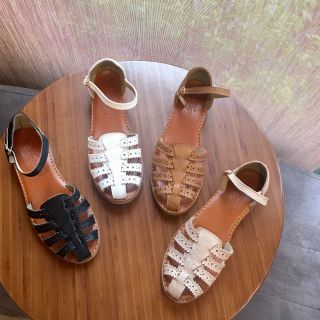 Sandal da bò thật đan rọ Tigish