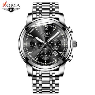 Đồng hồ Nam ROMA ITALY 9901 Kính Tráng Sapphire Full Kim – Dây thép đúc đặt