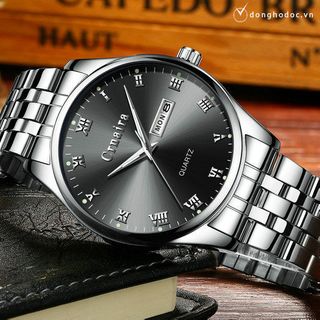 Doanh Nhân Đồng Hồ Nam CRNAIRA 8066 Có lịch ngày thứ