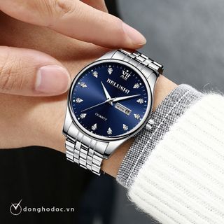 Đồng hồ nam BELUSHI Darcy Máy nhật - Kim Dạ Quang - Chống nước tốt