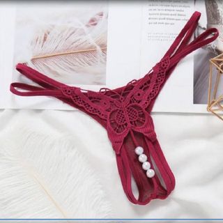 Quần lót nữ sexy cườm xẻ đáy AQ009