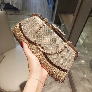 ví dự tiệc đính đá siêu sang