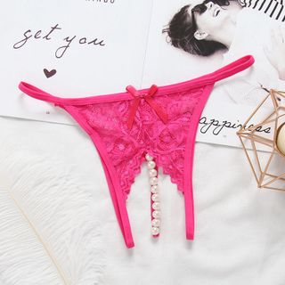 Quần lót nữ sexy xẻ đáy cườm AQ042