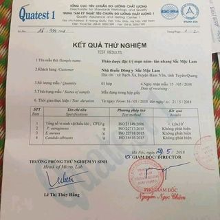 Trị nám mụn tàn nhang Sắc Mộc Lam