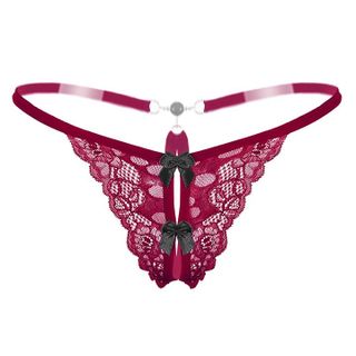 Quần lót ren sexy xẻ đáy AQ007