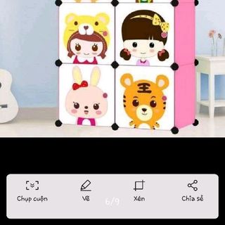 tủ ghép 6 ô lớn