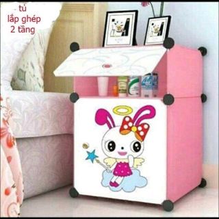 tủ ghép 2 ô để đầu giường