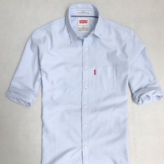 Sơ mi xám đậm tay dài vải ít nhăn poplin
