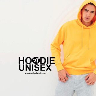 ÁO KHOÁC HOODIE UNISEX - VÀNG HOA MAI