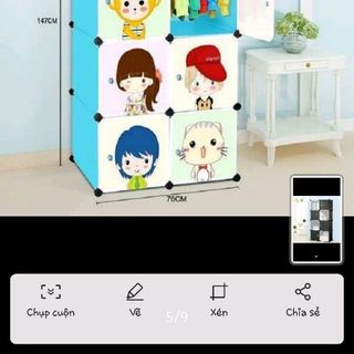 tủ ghép 8 ô lớn