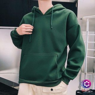 ÁO KHOÁC HOODIE UNISEX - XANH RÊU