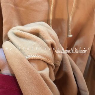 ÁO KHOÁC HOODIE UNISEX - KEM TAN