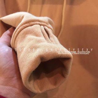 ÁO KHOÁC HOODIE UNISEX - KEM TAN