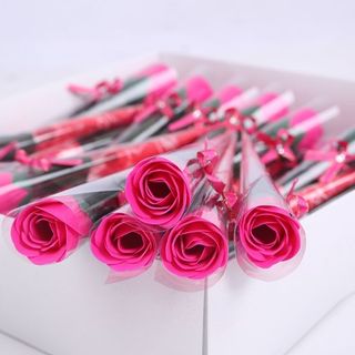 Hoa hồng sáp thơm nguyên cây giá sỉ 6000đ w e b shopsaigongiare com
