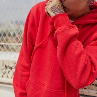 ÁO KHOÁC HOODIE UNISEX - ĐỎ TƯƠI