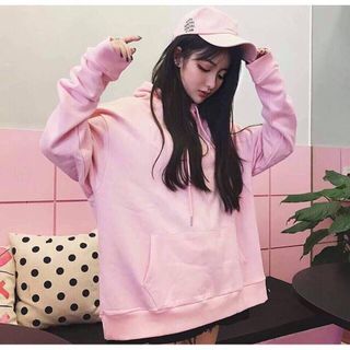 ÁO KHOÁC HOODIE UNISEX - HỒNG PHẤN