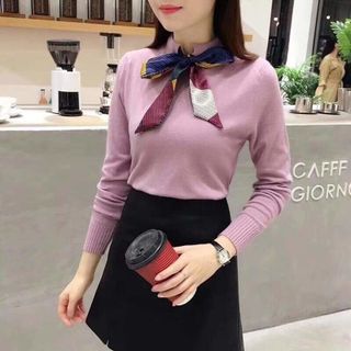 ÁO LEN CỔ BUỘC LƠ