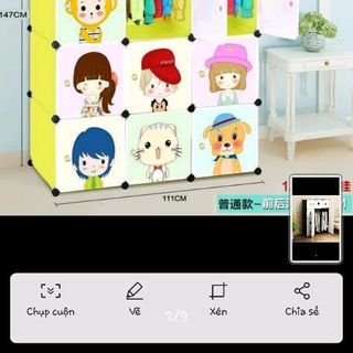 tủ ghép 12 ô