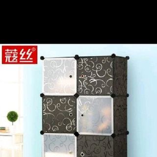 tủ nhựa ghép 6 ô và 2 ô giày