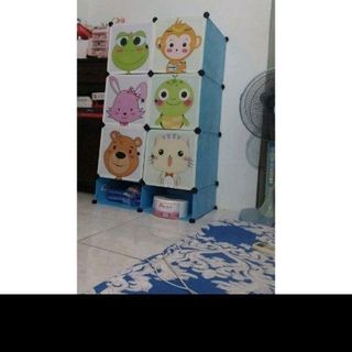 tủ nhựa ghép 6 ô và 2 ô giày