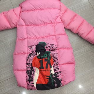 Áo phao nhỡ bé gái 30kg