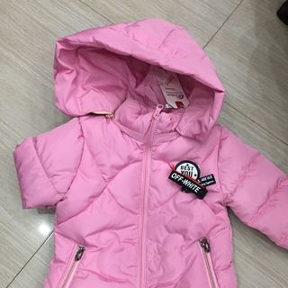 Áo phao hình gấu bé gái