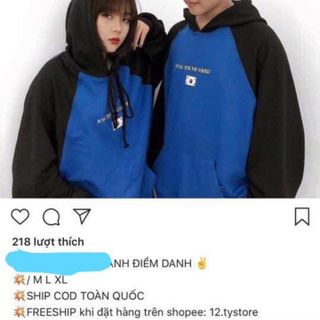 Áo hoodie in chữ hàn quốc
