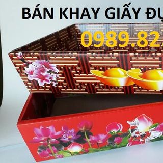 BÁN - KHAY GIẤY ĐỰNG HOA QUẢ ĐỰNG TRÁI CÂY ĐỦ KÍCH THƯỚC giá sỉ