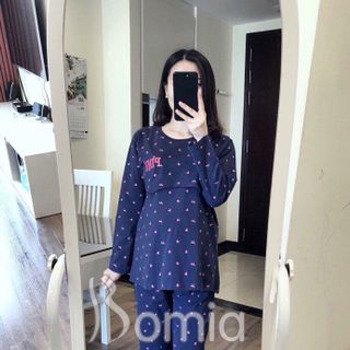 bộ pink bầu cho con bú