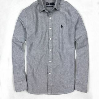 Nhiều màu Sơ mi trơn tay dài vải oxford không túi