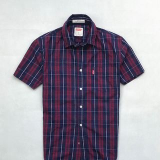 4 Màu sơ mi caro ngắn tay cotton tinh tế đơn giản