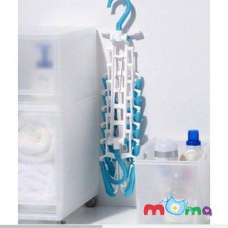 Móc áo thanh treo quần áo xuất Nhật Bản gồm 6 móc treo xếp gọn phơi quần áo ngoài trời khách sạn tủ quần áo cửa hàng thời trang tiện dụngHL077